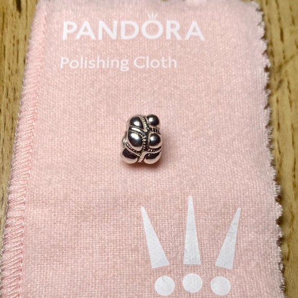 Pandora Retired Sterling Silver Love Knot Charm - Picture 2 of 4